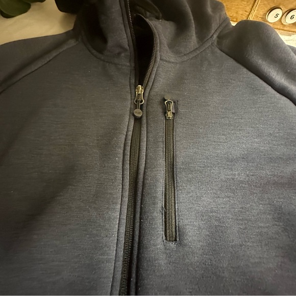 32 Degrees Men's Dark Blue Sherpa-Lined Full Zip-Up Hoodie Jacket XL - Picture 10 of 11